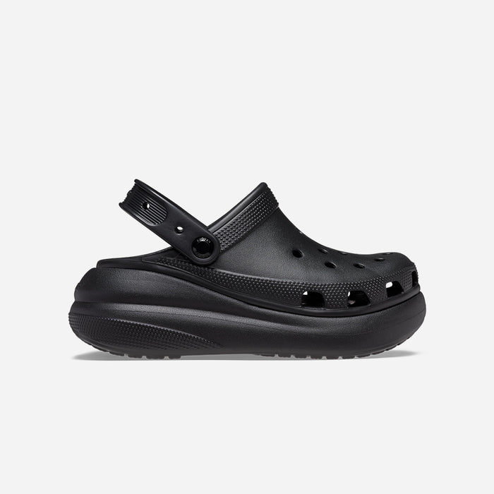 Giày Clog Unisex Crocs Classic Crush - Đen - Supersports Vietnam