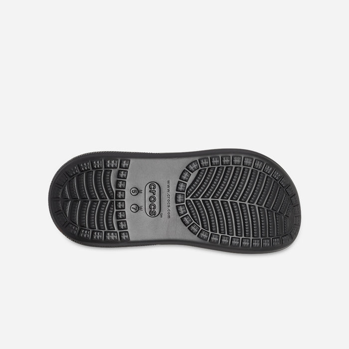 Giày Clog Unisex Crocs Classic Crush - Đen - Supersports Vietnam