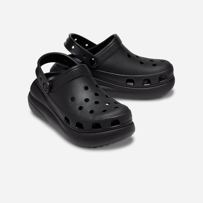 Giày Clog Unisex Crocs Classic Crush - Đen - Supersports Vietnam