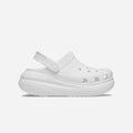 Giày Clog Unisex Crocs Classic Crush - Trắng - Supersports Vietnam