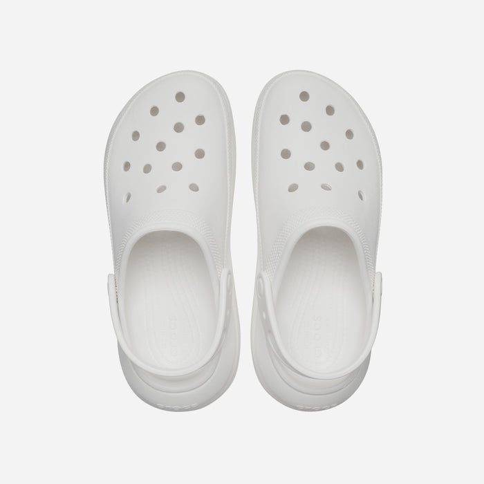 Giày Clog Unisex Crocs Classic Crush - Trắng - Supersports Vietnam