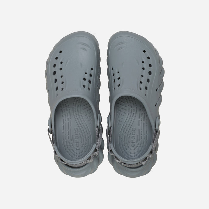 Giày Clog Unisex Crocs Echo - Xám - Supersports Vietnam