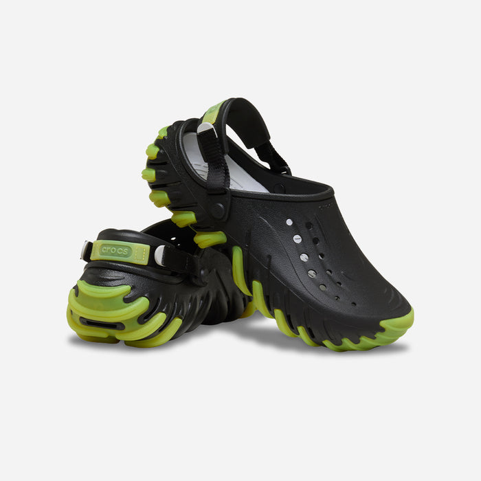Giày Clog Unisex Crocs Echo Icey Ro - Đen - Supersports Vietnam