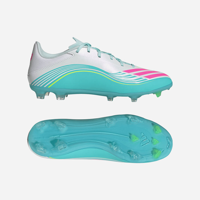 Giày Đá Bóng Dành Cho Sân Cỏ Tự Nhiên Nam Adidas F50 Messi League - Xanh Mint - Supersports Vietnam
