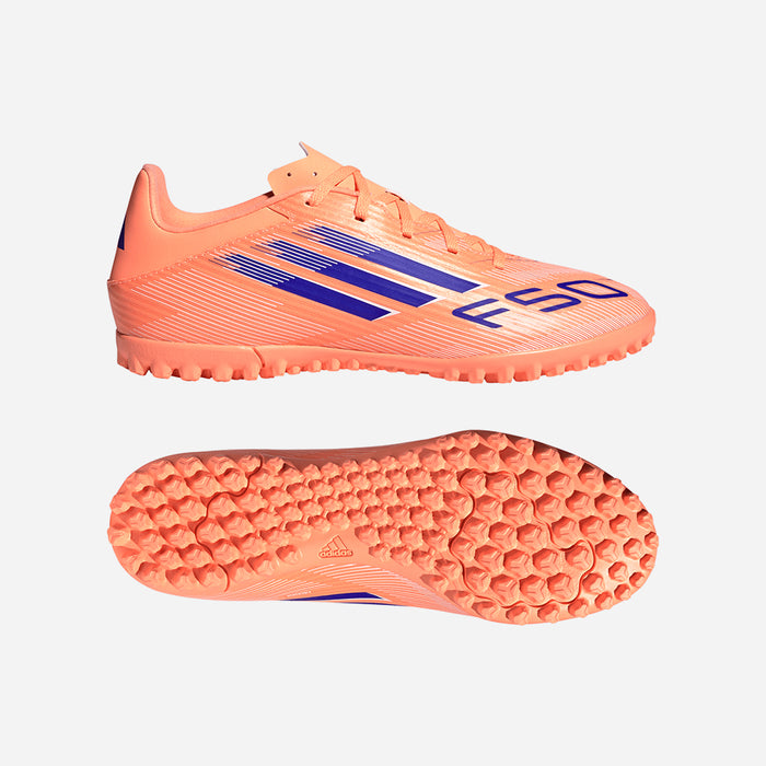 Giày Đá Bóng Sân Cỏ Nhân Tạo Nam Adidas F50 Club - Cam San Hô - Supersports Vietnam