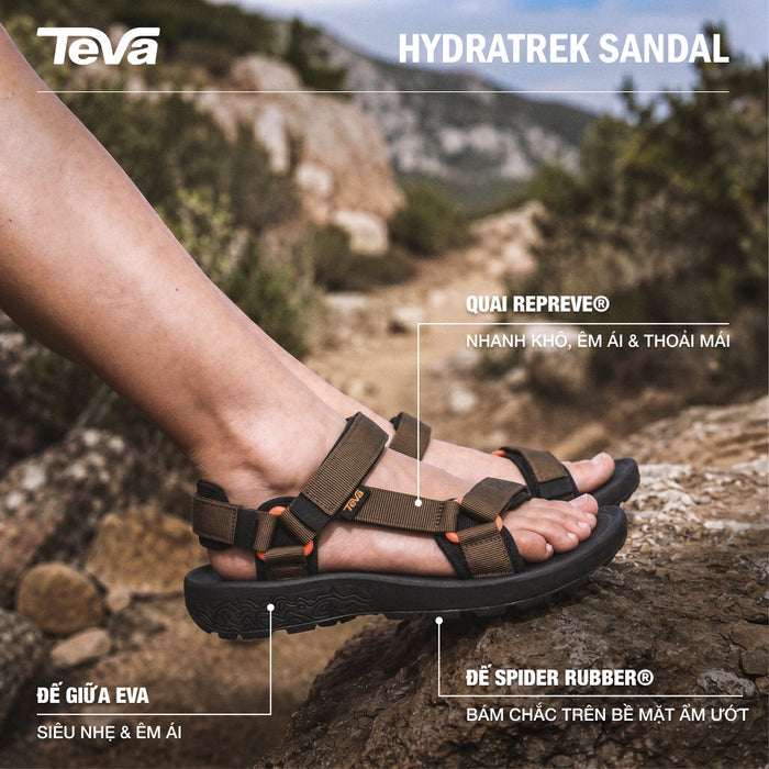 Giày Sandal Nam Teva Hydratrek - Nâu - Supersports Vietnam