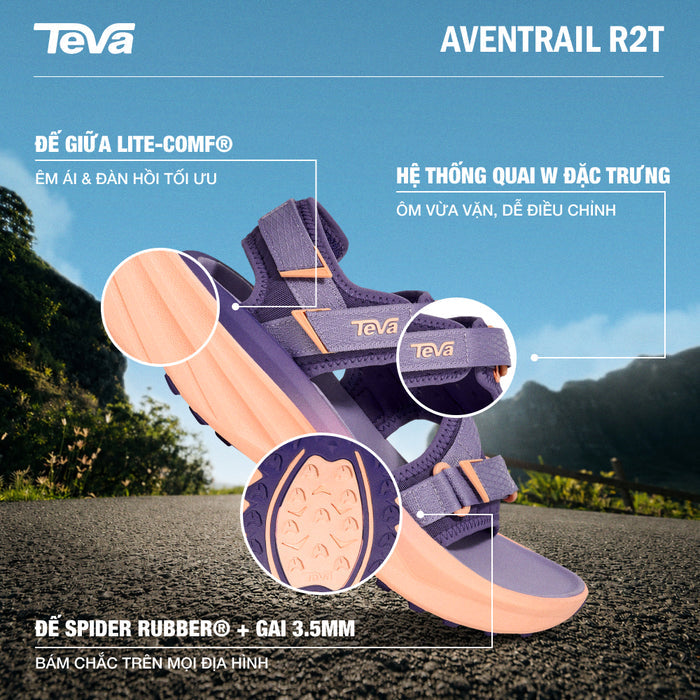 Giày Sandals Nữ Teva Aventrail R2T - Tím - Supersports Vietnam