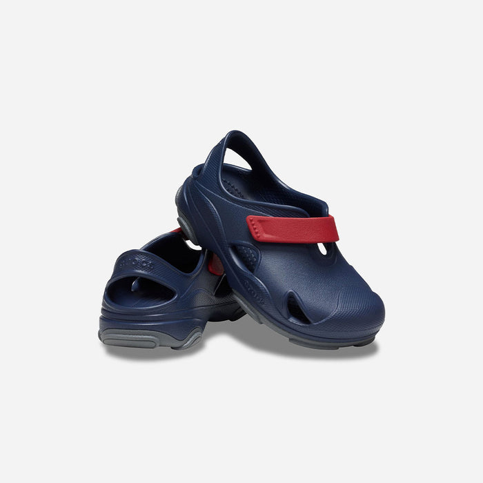 Giày Sandals Trẻ Em Crocs Toddler All-Terrain Fisherman - Xanh Navy - Supersports Vietnam