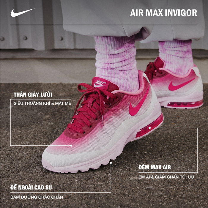 Giày Sneaker Nữ Nike Air Max Invigor - Hồng - Supersports Vietnam