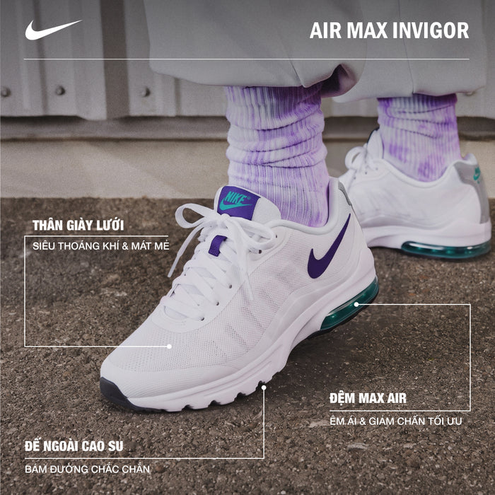 Giày Sneaker Nữ Nike Air Max Invigor - Trắng - Supersports Vietnam