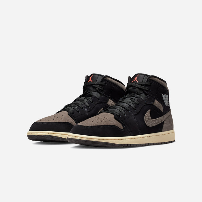 Giày Sneaker Nam Nike Air Jordan 1 Mid Se - Nâu - Supersports Vietnam