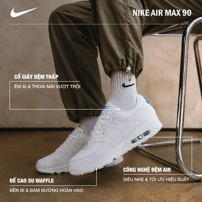 Giày Sneaker Nam Nike Air Max 90 - Trắng - Supersports Vietnam