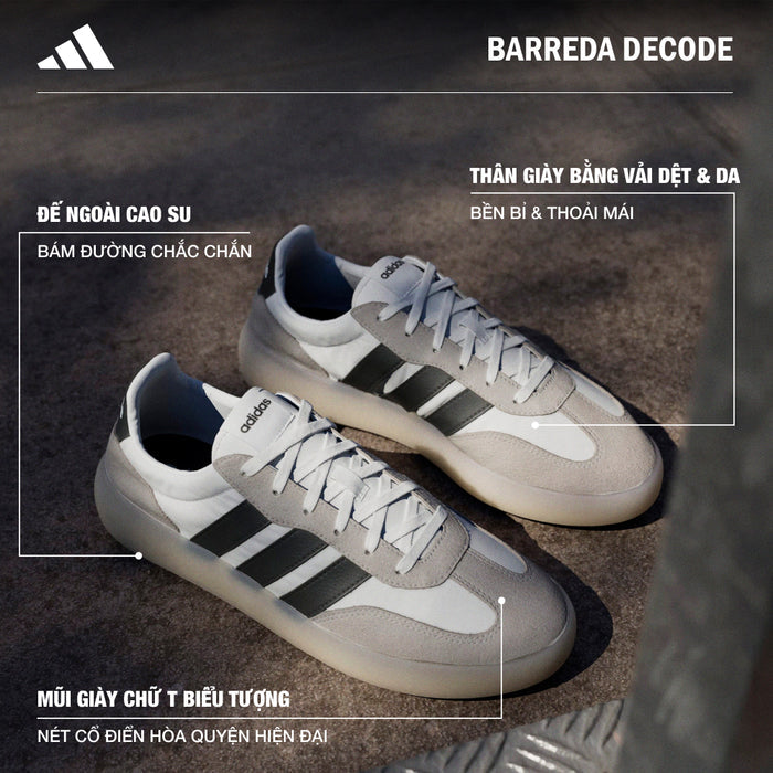 Giày Sneaker Nam Adidas Barreda Decode - Trắng - Supersports Vietnam