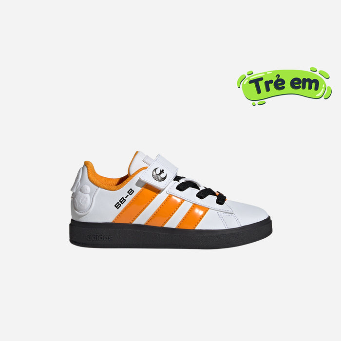 Giày Sneaker Trẻ Em Adidas Droids Grand Court 2.0 El C - Trắng - Supersports Vietnam