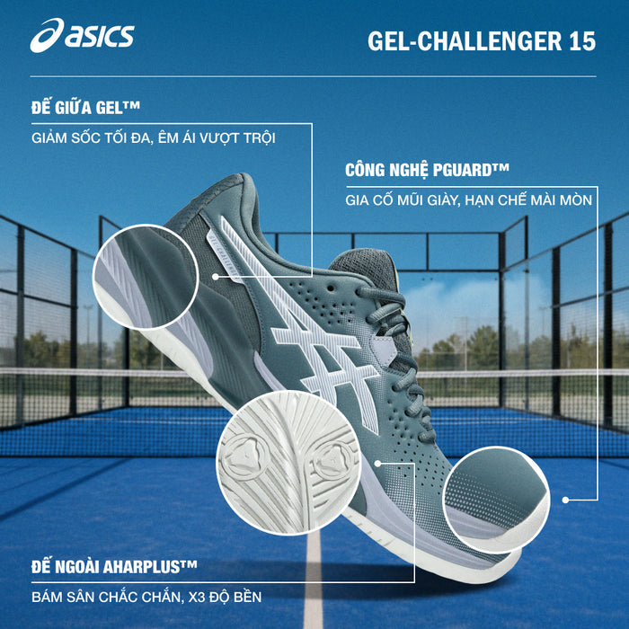 Giày Tennis Nam Asics Gel-Challenger 15 - Xanh Dương - Supersports Vietnam
