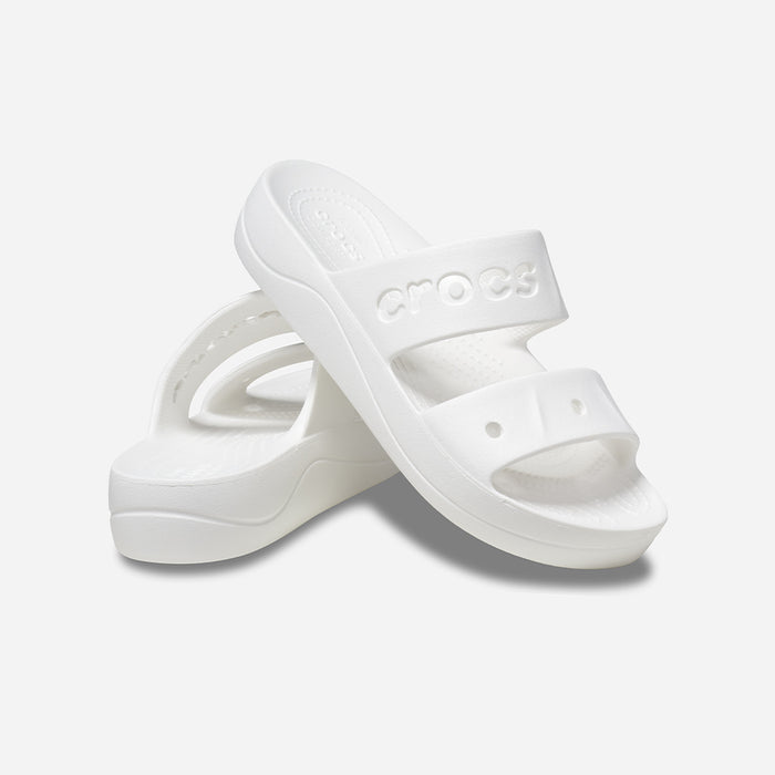 Giày Xăng Đan Nữ Crocs Baya Platform - Trắng - Supersports Vietnam