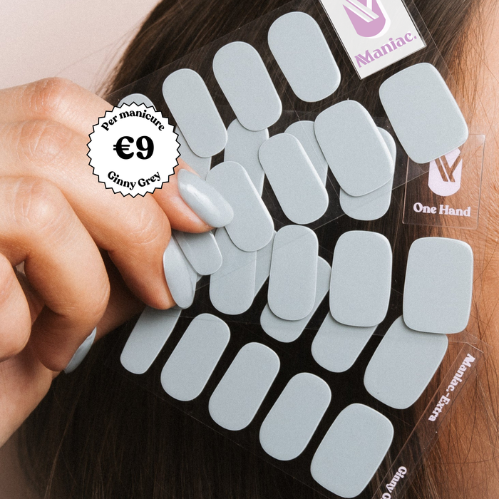 Ginny Grey - Maniac gel nail stickers
