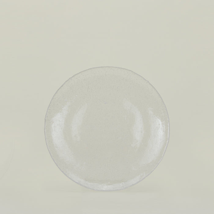 Glass Dinner Plate in Clear.