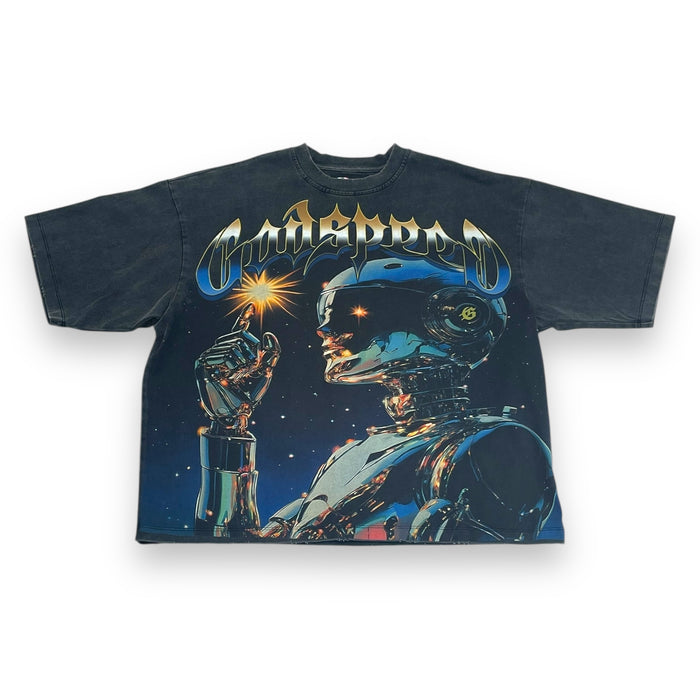 GODSPEED SPUTNIK MOMENT (BLACK WASH) TEE