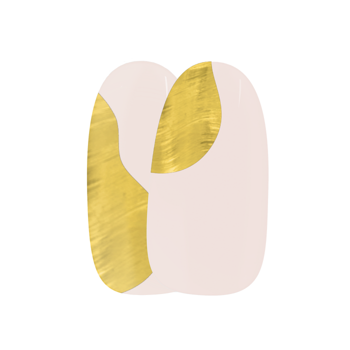 Gold Kisses Maniac gellak stickers Manicure Gold