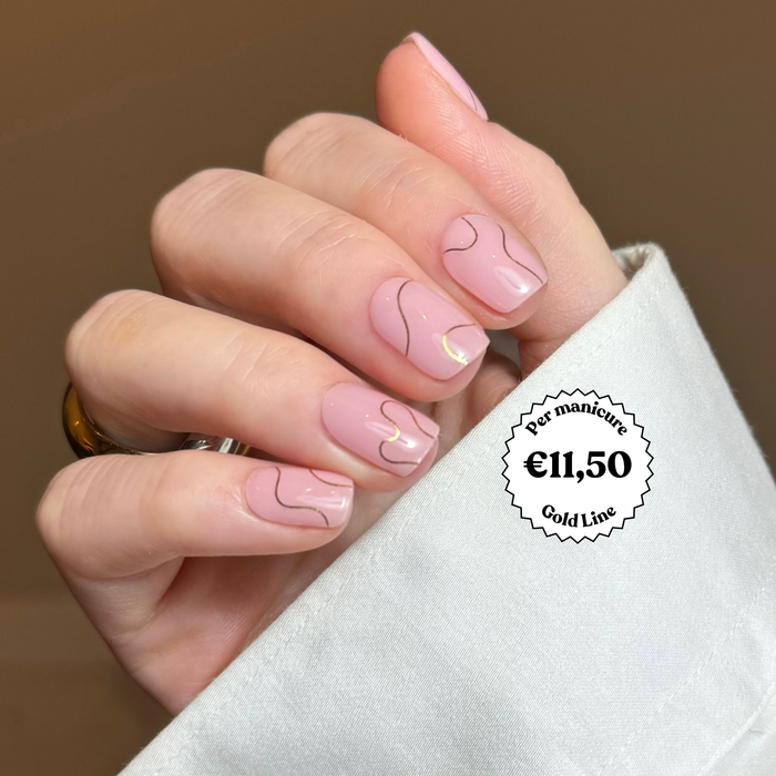 Gold Line by Anouk Nijs - Maniac gel nail stickers