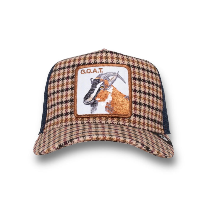 GOORIN BROS GOOD KID PLAAD CITY "GOAT" TRUCKER MESH SNAPBACK