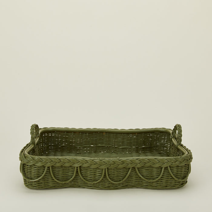 Hadley tray in olive