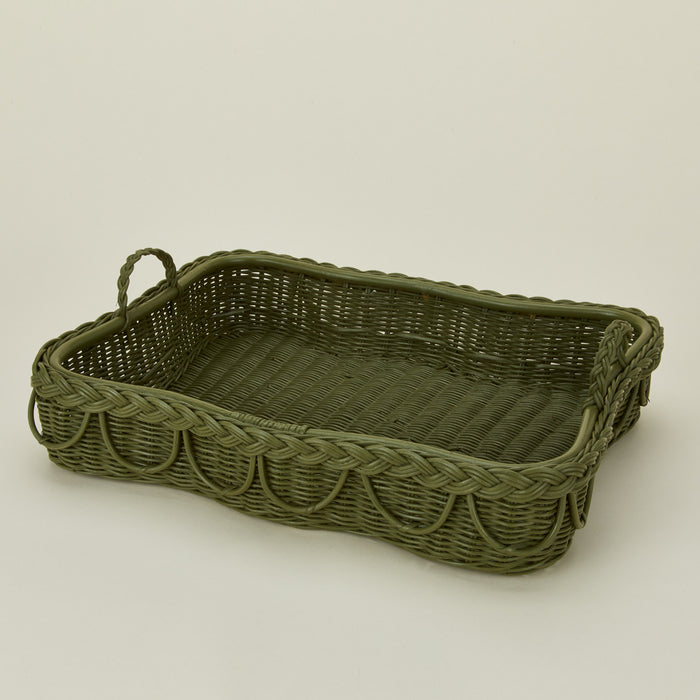 Hadley tray in olive