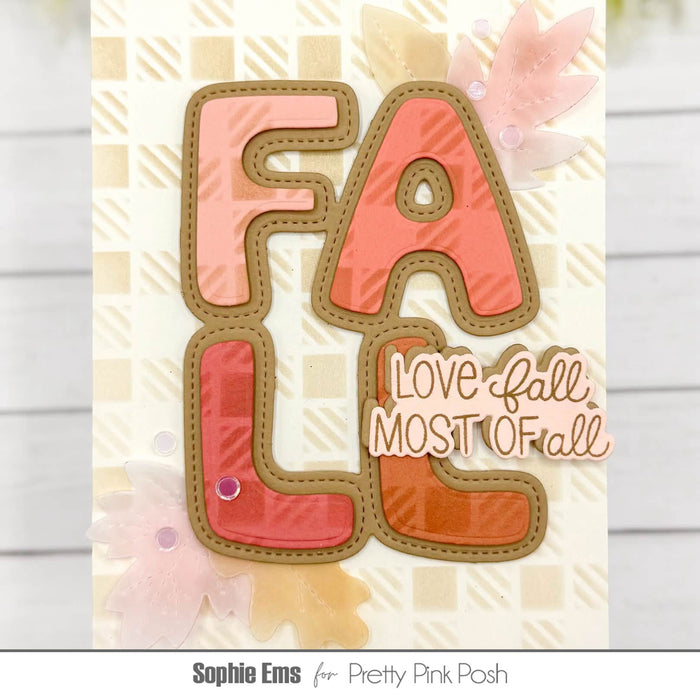 Happy Fall Coordinating Dies