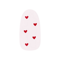 Heartbeats Maniac gellak stickers Manicure heart red