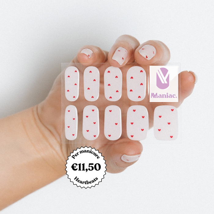 Heartbeats - Maniac gel nail stickers