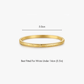 Hibiscus Stacker Cuff Bangle Bracelet - Flaire & Co.