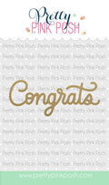 Hot Foil Congrats Script