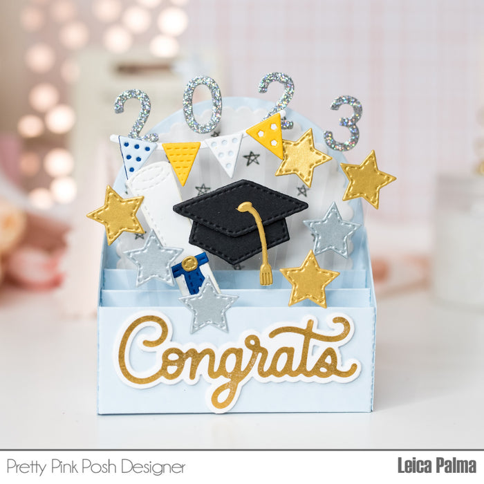 Hot Foil Congrats Script