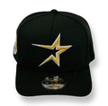 HOUSTON ASTROS (BLACK) (35TH ANN) "9FIFTY AFRAME" NEW ERA SNAPBACK