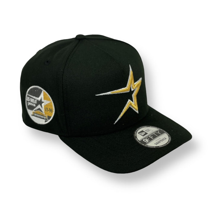 HOUSTON ASTROS (BLACK) (35TH ANN) "9FIFTY AFRAME" NEW ERA SNAPBACK