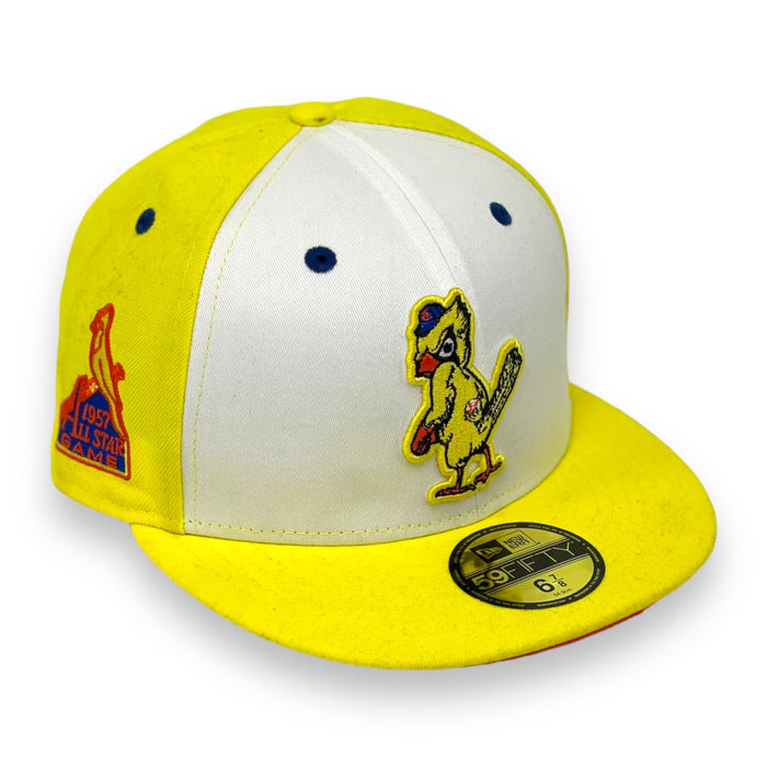 ST.LOUIS CARDINALS (TWEETY)  (1957 ALLSTAR GAME) NEW ERA 59FIFTY FITTED (ORANGE UNDERVISOR)