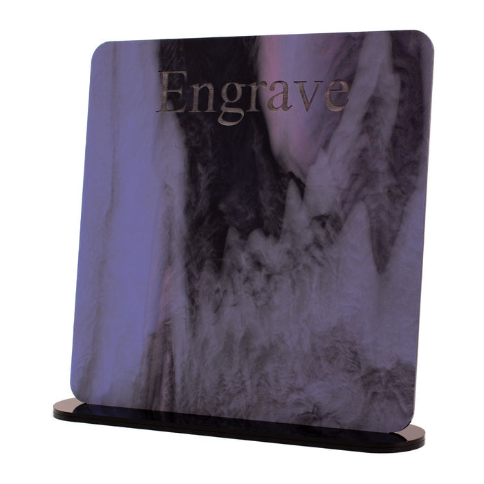 Indigo Amethyst Purple Colorwave Acrylic Engrave