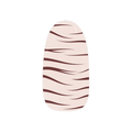 Jungle Vogue Maniac gellak stickers Manicure stripes brown