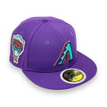 KIDS - ARIZONA DIAMONDBACKS (1998 INAUGUAL SEASON) NEW ERA 59FIFTY FITTED(TEAL UNDER VISOR)
