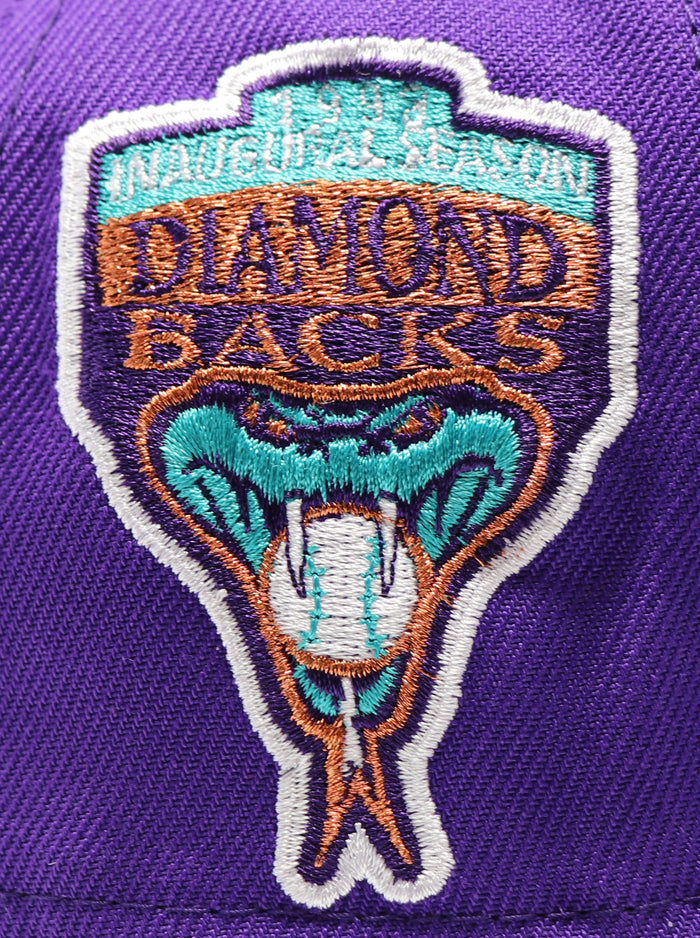 KIDS - ARIZONA DIAMONDBACKS (1998 INAUGUAL SEASON) NEW ERA 59FIFTY FITTED(TEAL UNDER VISOR)