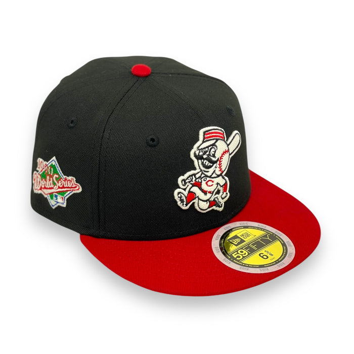 "KIDS" CINCINATTI REDS (BLACK) "1990 WORLDSERIES" NEW ERA 59FIFTY FITTED