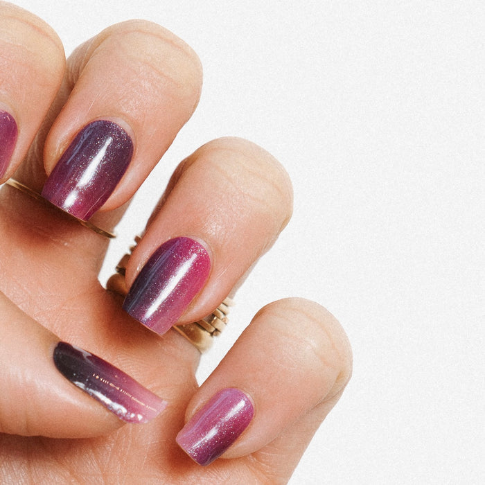 Lavender Light Maniac Nails gellak stickers Manicure Purple glitters