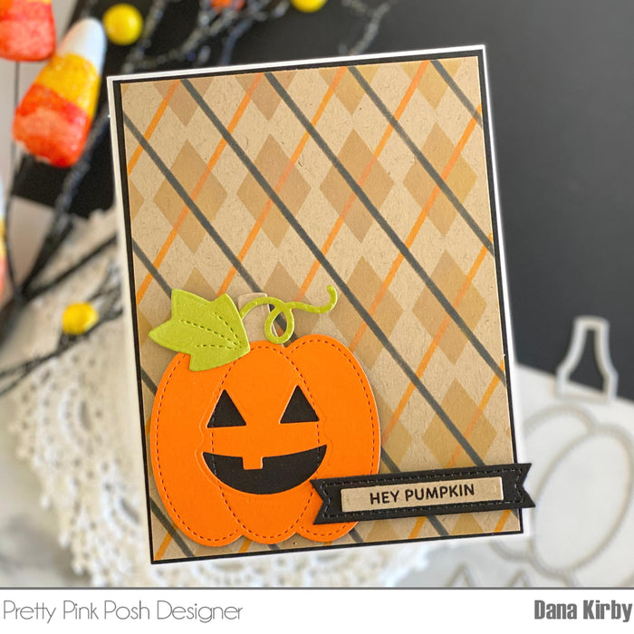 Layered Argyle Stencils (3 Pack)