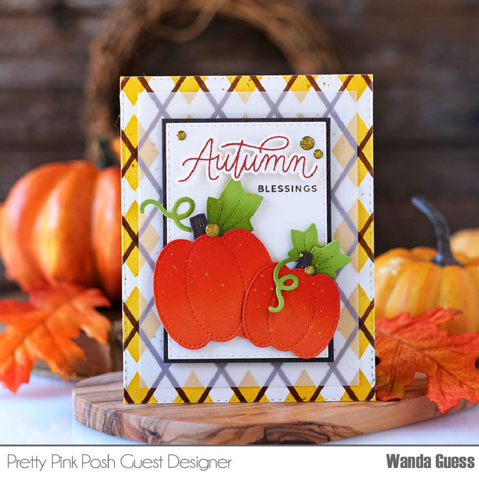 Layered Argyle Stencils (3 Pack)