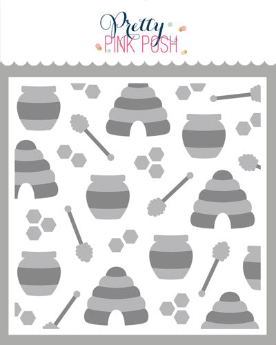Layered Bee Additions Stencils (2 Pack)