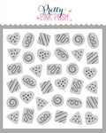 Layered Chocolates Stencils (3 Pack)