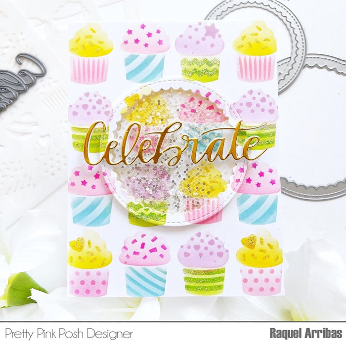 Layered Cupcakes Stencils (3 Pack)