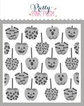 Layered Halloween Candy Apples Stencils (3 Pack)