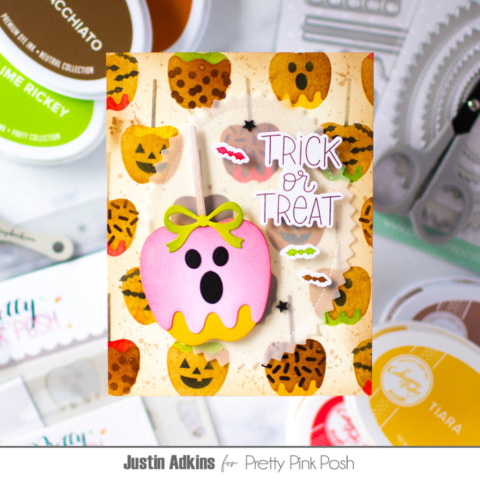 Layered Halloween Candy Apples Stencils (3 Pack)